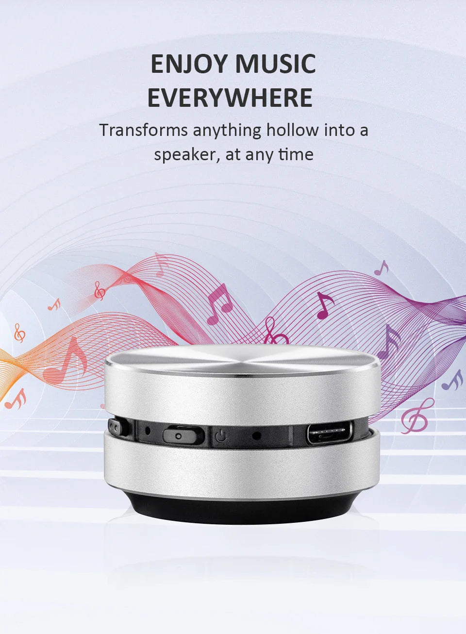 Bone Conduction Speaker Vibration Bluetooth Stereo Audio Digital TWS Wireless Smallest Portable DURAMOBI Humbird Speaker