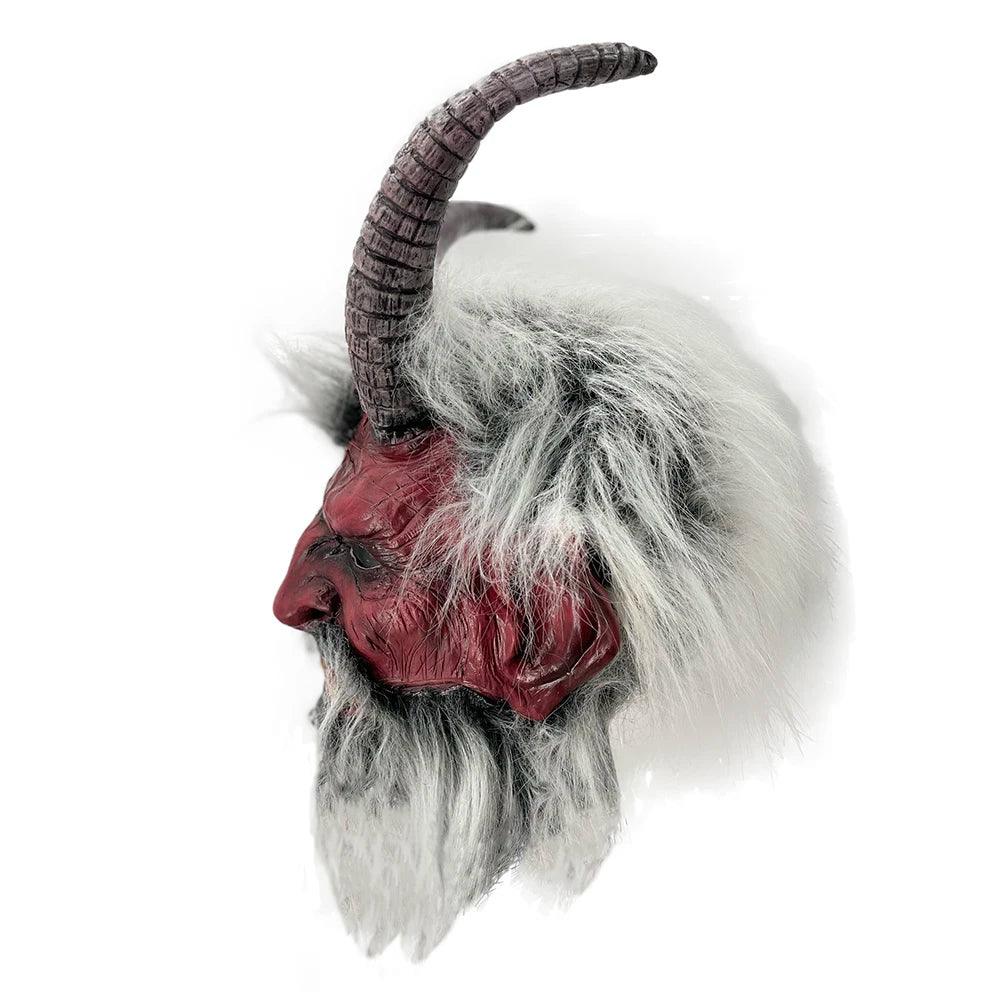 Hand Painted Lord Satan Latex Mask Devil Head Horror Demon Scary Halloween Masks Party Movie Cosplay Costumes Dress - Premium  from Lizard Vigilante - Just $36.66! Shop now at Lizard Vigilante