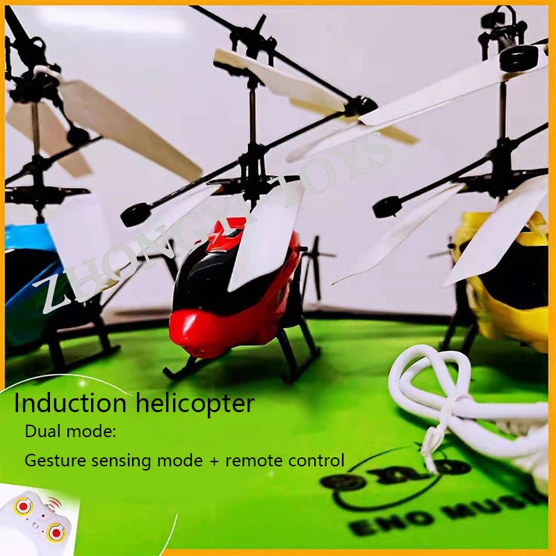 Mini Drone Flying Helicopter Infrared Induction Drone Kids Toys Aircraft Remote Control Toy Boy Gift Practical Jokes Toys - Premium  from Lizard Vigilante - Just $8.99! Shop now at Lizard Vigilante