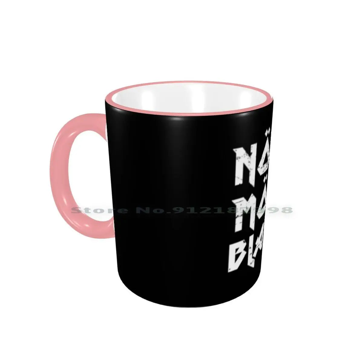 None More Black Ceramic Mugs Coffee Cups Milk Tea Mug None More Black Black Spinal Tap Band Funny Heavy Metal Music Movie - Premium Mug from Lizard Vigilante - Just $17.69! Shop now at Lizard Vigilante