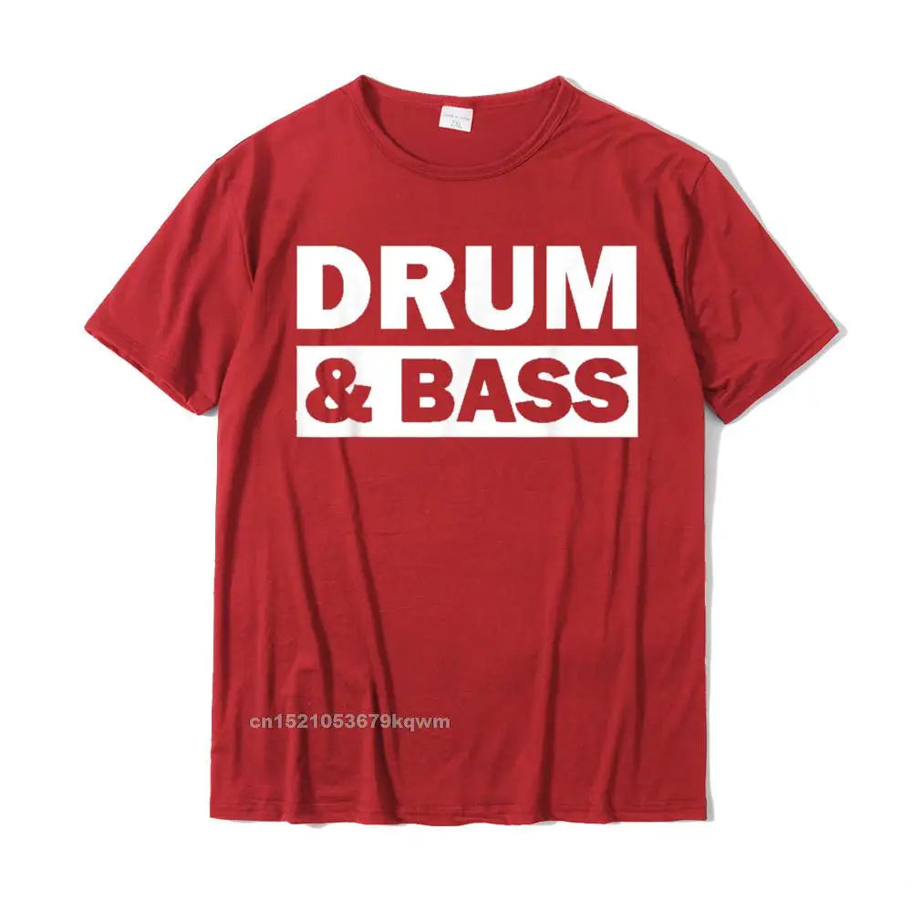 Drum And Bass Music Dnb Shirt For DJs Print Men T Shirt Rife Cotton Tees Funny Camisas Hombre Short Sleeve Clothing - Premium  from Lizard Vigilante - Just $22.99! Shop now at Lizard Vigilante
