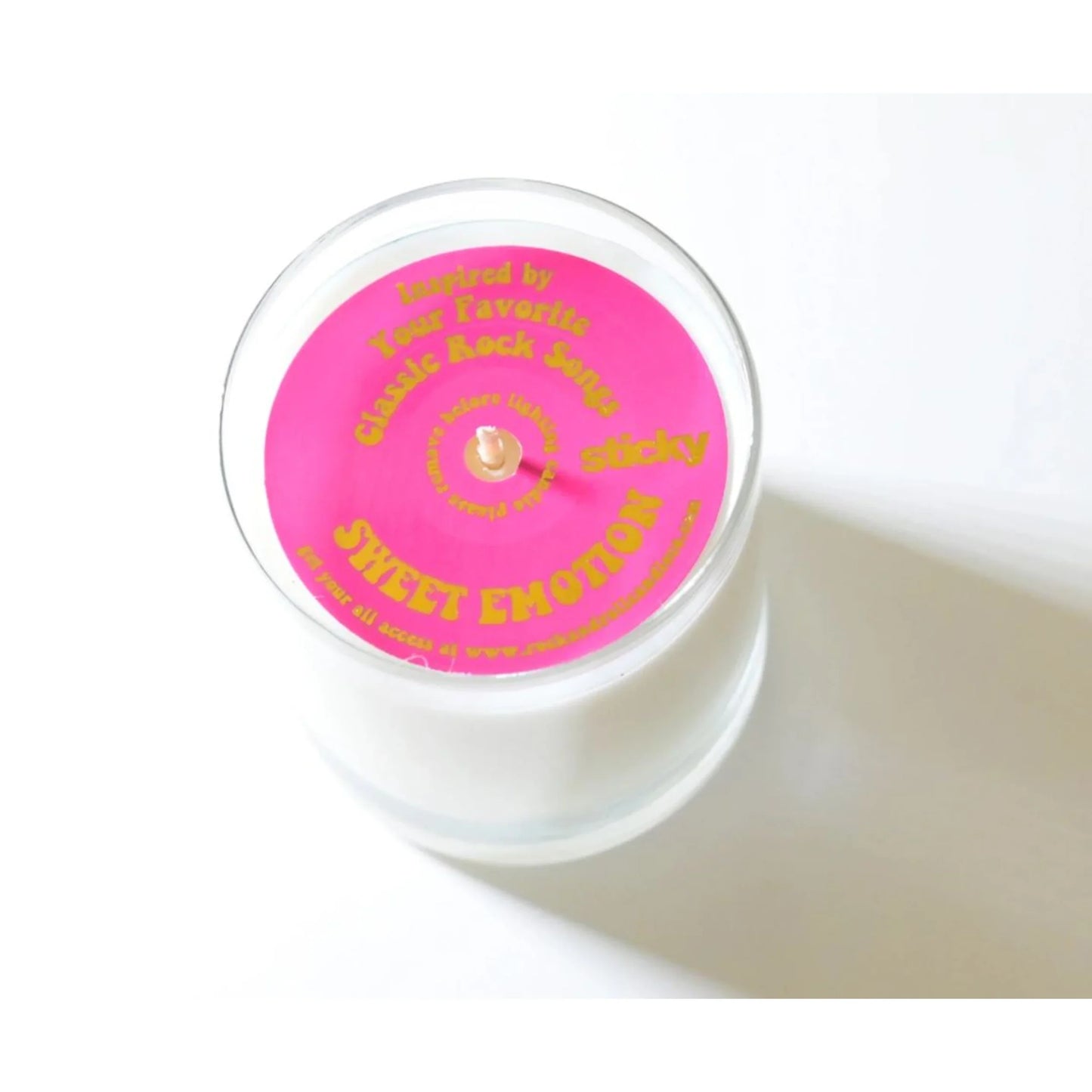 TD R&RCCo Custom Scented Candle Sticky Sweet Emotion for Valentine's Day Holidays with a Custom Logo