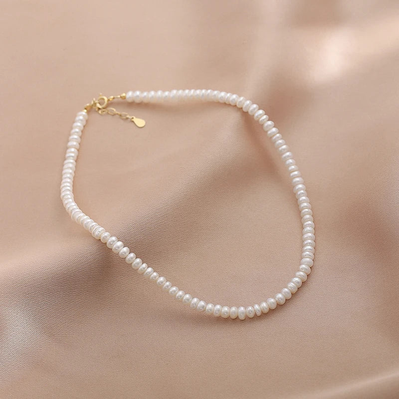 “KISS THE CROWN – 925 Gold-Dipped Freshwater Pearl Choker for Rebels in Silk & Smoke” | Lizard Vigilante Fine Jewelry Exclusive - Premium pearls from dsers - Just $103.99! Shop now at Lizard Vigilante