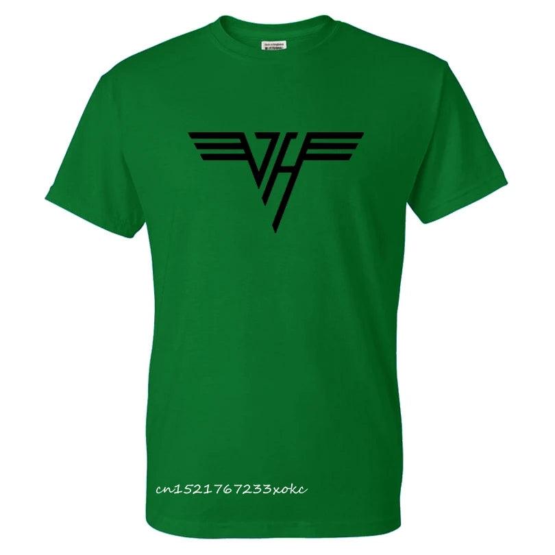 Van Halen Printed T-Shirt - High-Quality 100% Cotton Unisex Rock Band Casual Streetwear for Men - Premium T-shirt from Lizard Vigilante - Just $23.49! Shop now at Lizard Vigilante