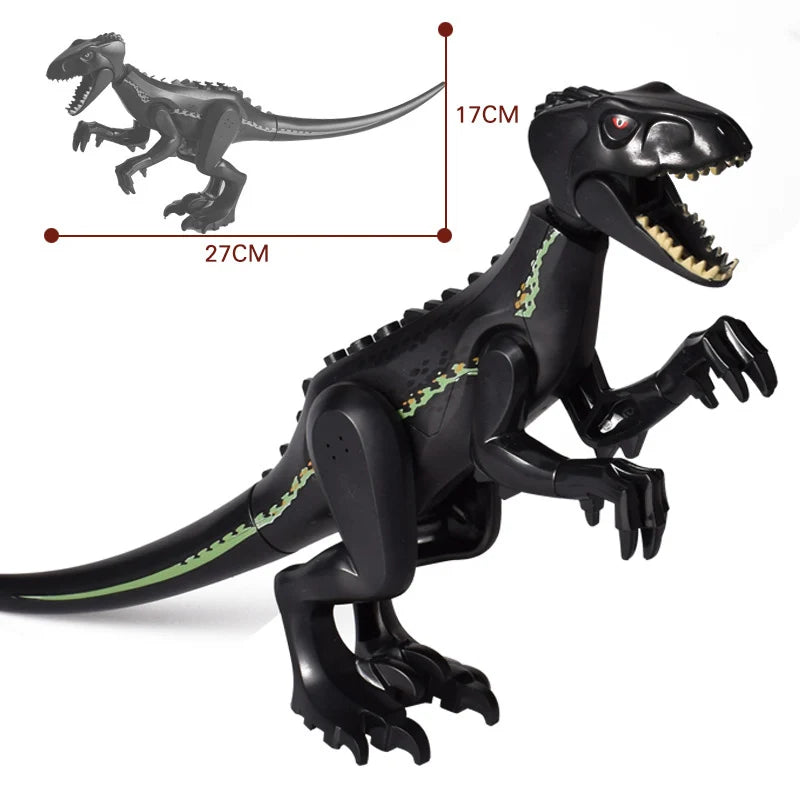 Dinosaurs Figures Bricks Building Blocks Velociraptor Jurassic Dino World Large T-Rex Triceratops Indominus Rex Toys For Kids - Premium toys from Lizard Vigilante - Just $1.99! Shop now at Lizard Vigilante