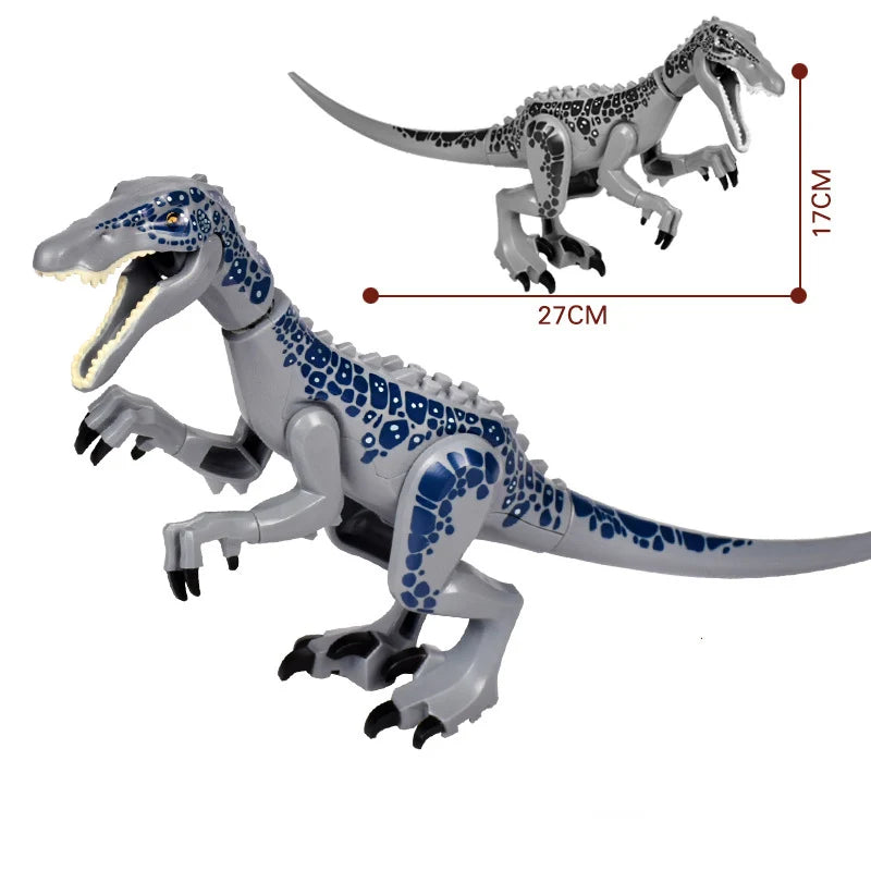 Dinosaurs Figures Bricks Building Blocks Velociraptor Jurassic Dino World Large T-Rex Triceratops Indominus Rex Toys For Kids - Premium toys from Lizard Vigilante - Just $1.99! Shop now at Lizard Vigilante