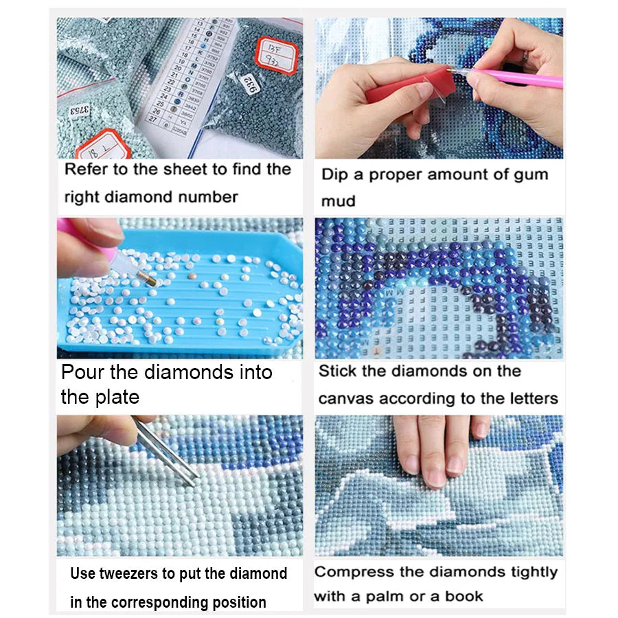 Electric Deity 5D Diamond Mosaic Kit – Hendrix Midnight Portrait