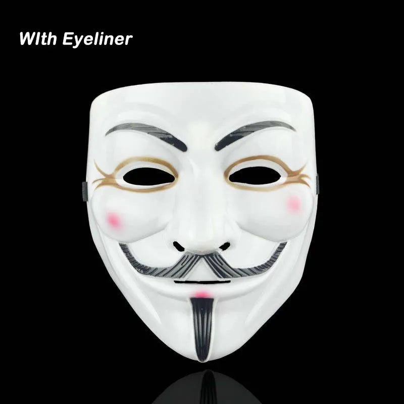 V for Vendetta Masks Halloween Cosplay Masks Movie Anonymous Mask for Adult Kids Film Theme Mask Party Gift Cosplay Costume Accessory - Premium mask from Lizard Vigilante - Just $19.99! Shop now at Lizard Vigilante