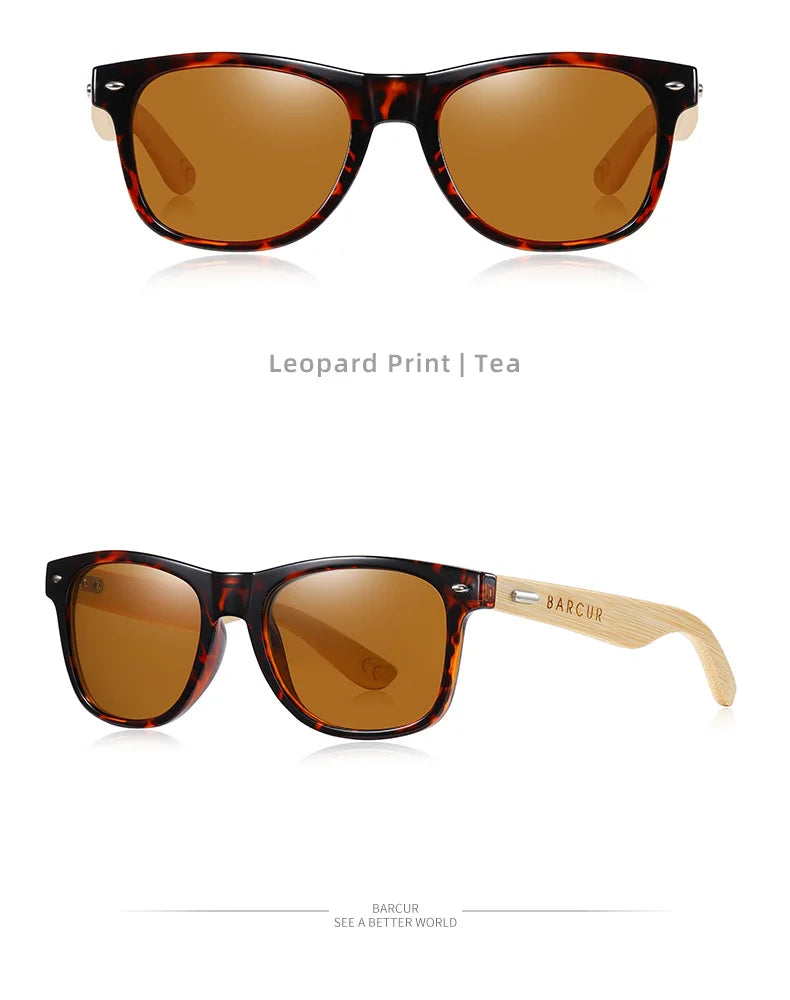 BARCUR “DETONATOR 4175” Bamboo-Wrapped Polarized Eyewear – UV400 Titanium Frame for Riders, Outlaws & Desert Gigs - Premium shades from dsers - Just $42.22! Shop now at Lizard Vigilante