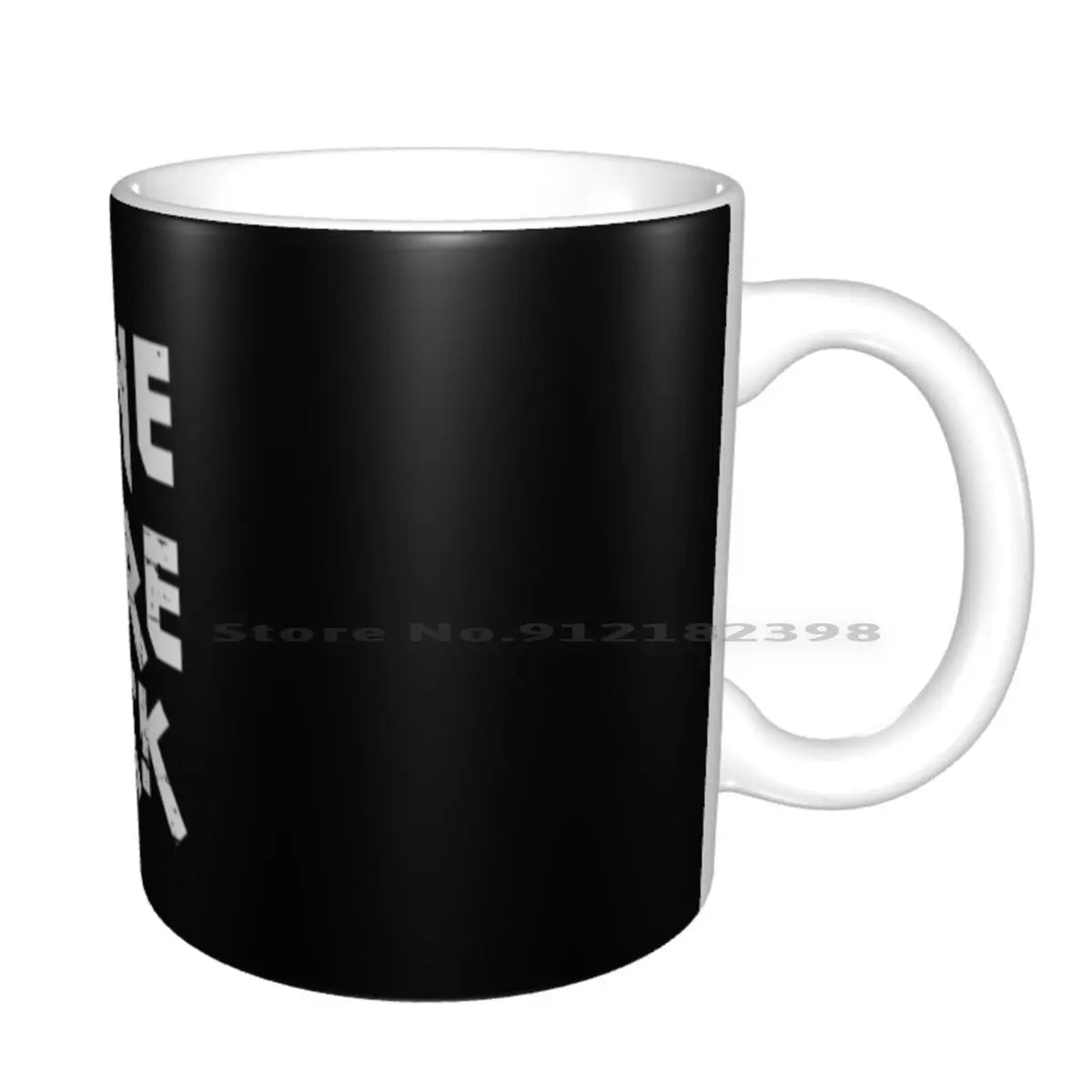 None More Black Ceramic Mugs Coffee Cups Milk Tea Mug None More Black Black Spinal Tap Band Funny Heavy Metal Music Movie - Premium Mug from Lizard Vigilante - Just $17.69! Shop now at Lizard Vigilante