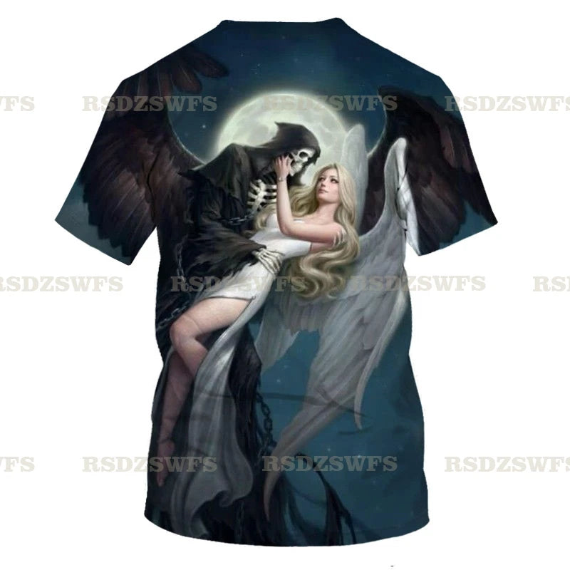 Skull Chug Society – 3D Beer-Drinking T-Shirt for Rockers, Rebels & Weekend Warriors - Premium tee from dsers - Just $54.99! Shop now at Lizard Vigilante