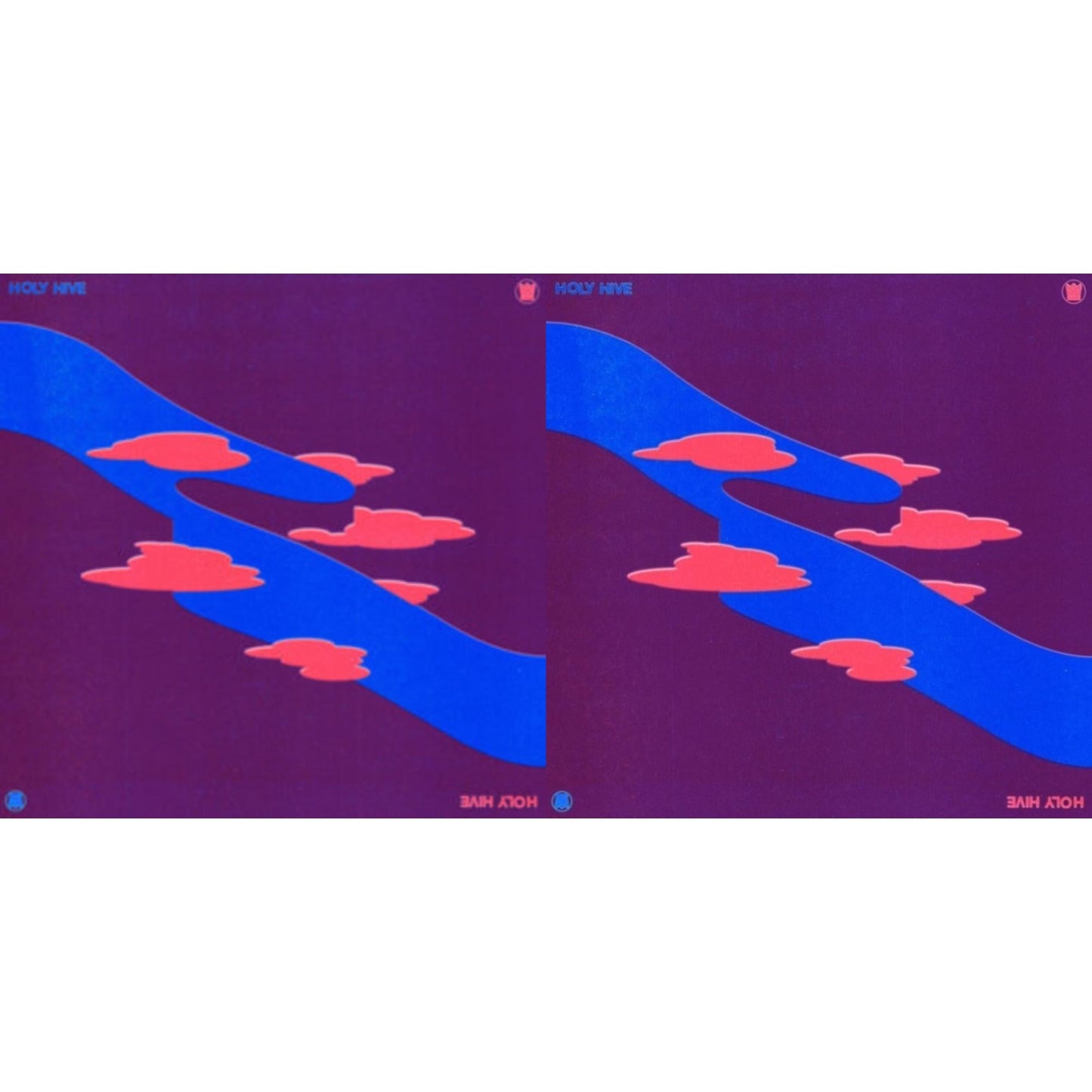 Holy Hive & Holy Hive (Translucent Pink With Blue Splatter LP Vinyl)