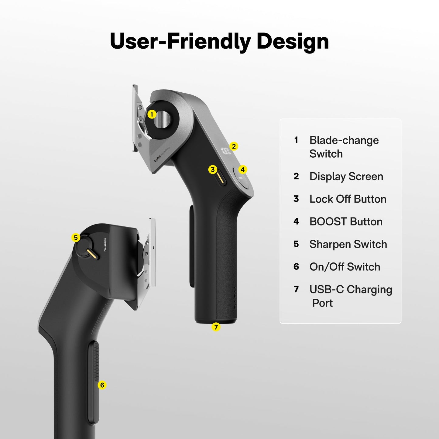 HOTO EdgeFlow Cordless Electric Scissors