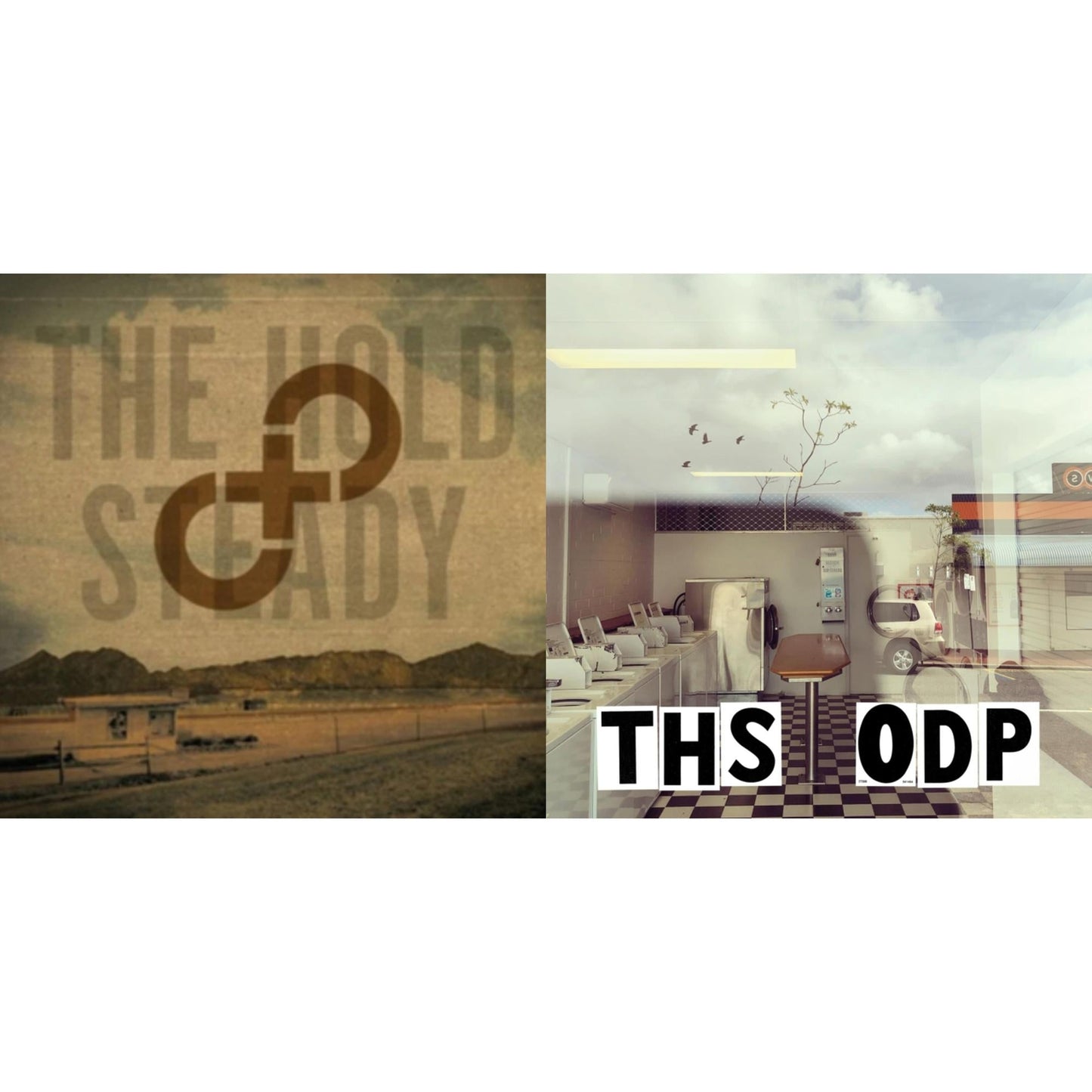 Hold Steady - Stay Positive (2LP) & Open Door Policy (Pink LP Vinyl) (Ten Bands One Cause)