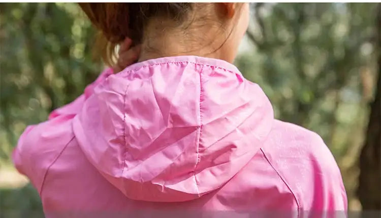 TRVLWEGO Outdoor Running Camping Hiking Bike Sport Jacket UV Proof Ultralight Waterproof Windbreaker Light Rain Proof Coat