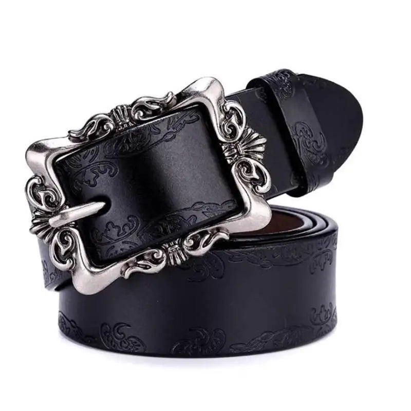 Bokadiao Women's Genuine Leather Belt - Punk Style Designer Belt - Premium belt from Lizard Vigilante - Just $38.99! Shop now at Lizard Vigilante