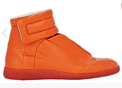 Dipsloot Luxury Brand Men’s Shoes - Shiny Leather Casual High Tops - Premium boots from Lizard Vigilante - Just $128.88! Shop now at Lizard Vigilante