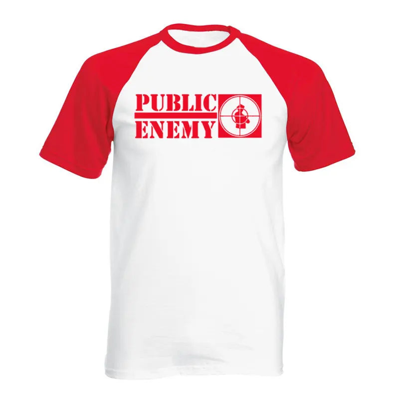 Public Enemy Rock HipHop Rap Music Men's T-Shirt T Shirt Men Short Sleeve O Neck Cotton Casual Top Tee Loose Size - Lizard Vigilante