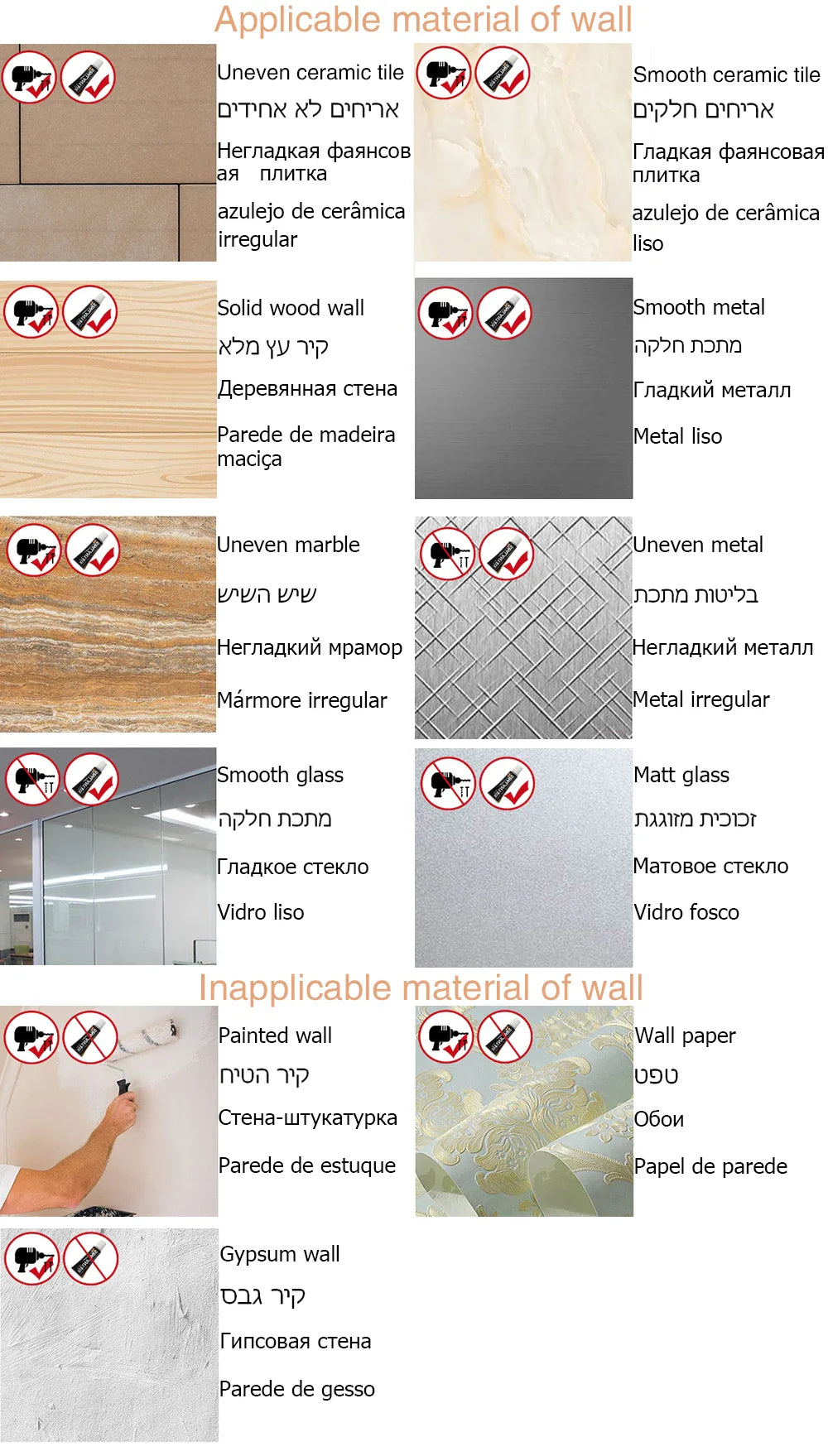 Portable Wall Mounted Umbrella Storage Rack Creative Wall Umbrella Clip Holder Racks Home Storage Hanger Organizer