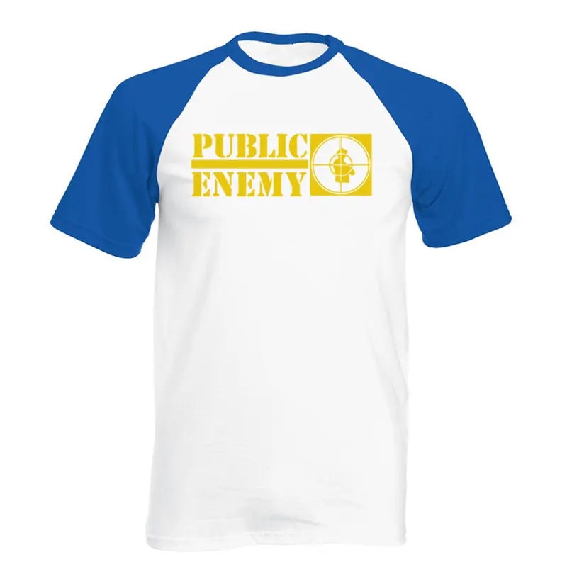 Public Enemy Rock HipHop Rap Music Men's T-Shirt T Shirt Men Short Sleeve O Neck Cotton Casual Top Tee Loose Size - Lizard Vigilante
