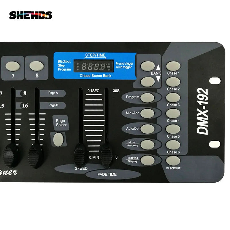 SHEHDS NEW 192 DMX Controller DJ Equipment DMX 512 Console Stage Lighting For LED Par Moving Head Spotlights DJ Controlle - Premium  from Lizard Vigilante - Just $72.99! Shop now at Lizard Vigilante