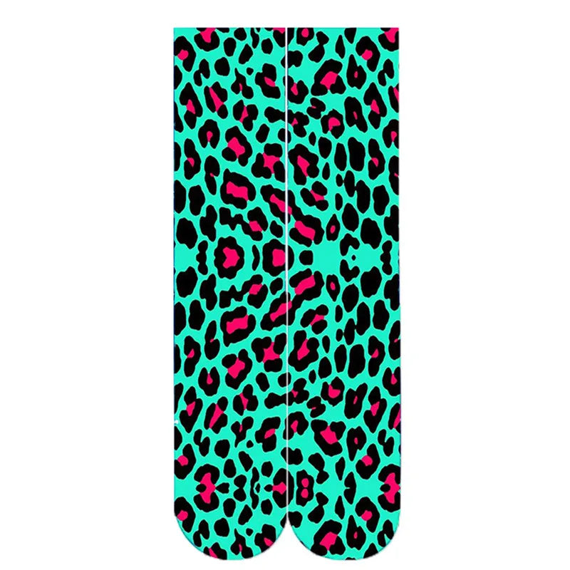 Leopard Snake Sexy Novelty Socks for Women – High Knee Fun & Fashion - Premium socks from Lizard Vigilante - Just $16.99! Shop now at Lizard Vigilante