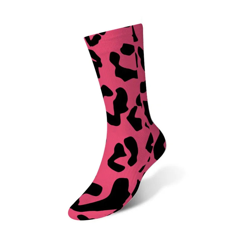 Leopard Snake Sexy Novelty Socks for Women – High Knee Fun & Fashion - Premium socks from Lizard Vigilante - Just $16.99! Shop now at Lizard Vigilante