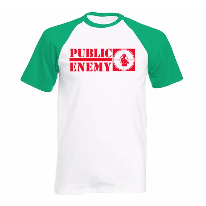 Public Enemy Rock HipHop Rap Music Men's T-Shirt T Shirt Men Short Sleeve O Neck Cotton Casual Top Tee Loose Size - Lizard Vigilante