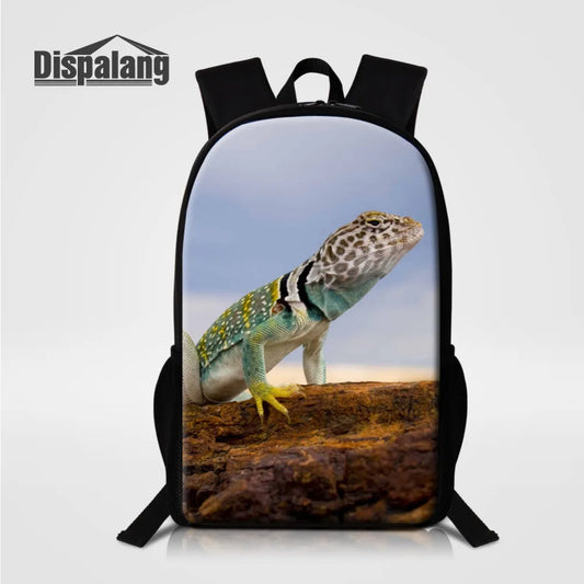 Unisex Lizard Print Backpack | Lightweight, Cool Design for Kids & Adults | Travel, School, Casual Bag - Premium backpack from Lizard Vigilante - Just $43.88! Shop now at Lizard Vigilante