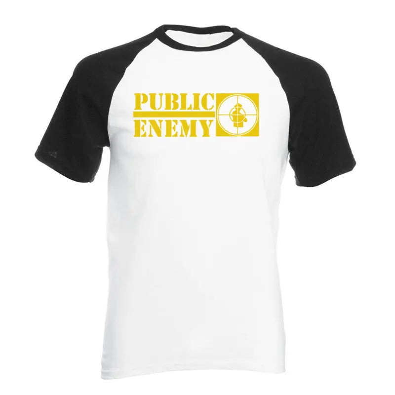 Public Enemy Rock HipHop Rap Music Men's T-Shirt T Shirt Men Short Sleeve O Neck Cotton Casual Top Tee Loose Size - Lizard Vigilante