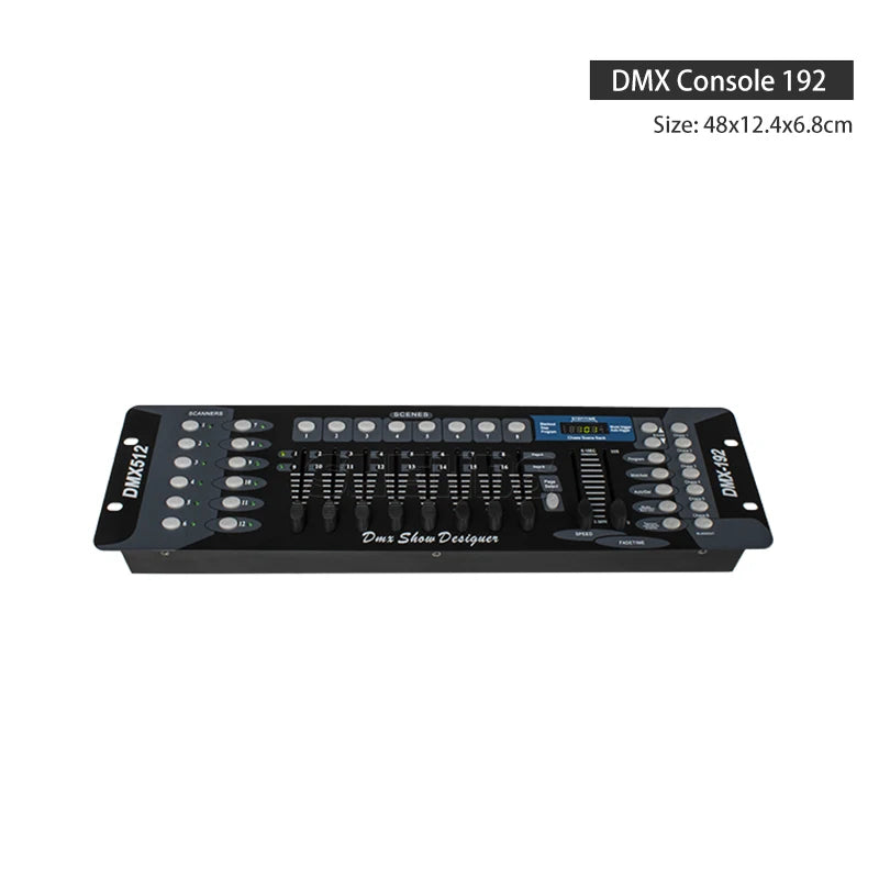 SHEHDS NEW 192 DMX Controller DJ Equipment DMX 512 Console Stage Lighting For LED Par Moving Head Spotlights DJ Controlle - Premium  from Lizard Vigilante - Just $72.99! Shop now at Lizard Vigilante