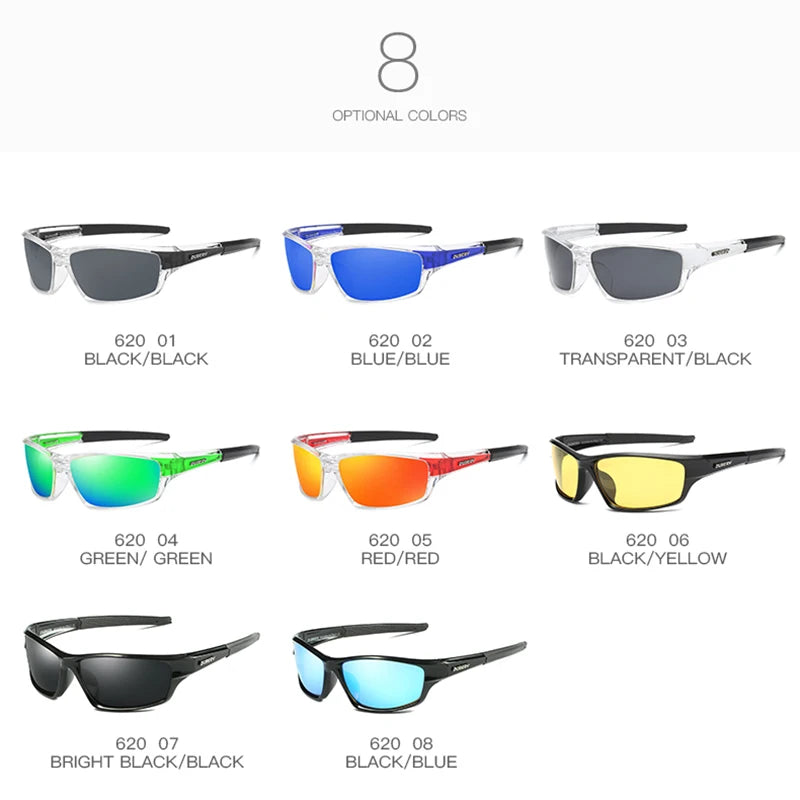 Men's Polarized UV400 Sunglasses – Outdoor Sports Eyewear for Driving, Hiking, Cycling, and Fishing - Premium sunglasses from Lizard Vigilante - Just $9.99! Shop now at Lizard Vigilante