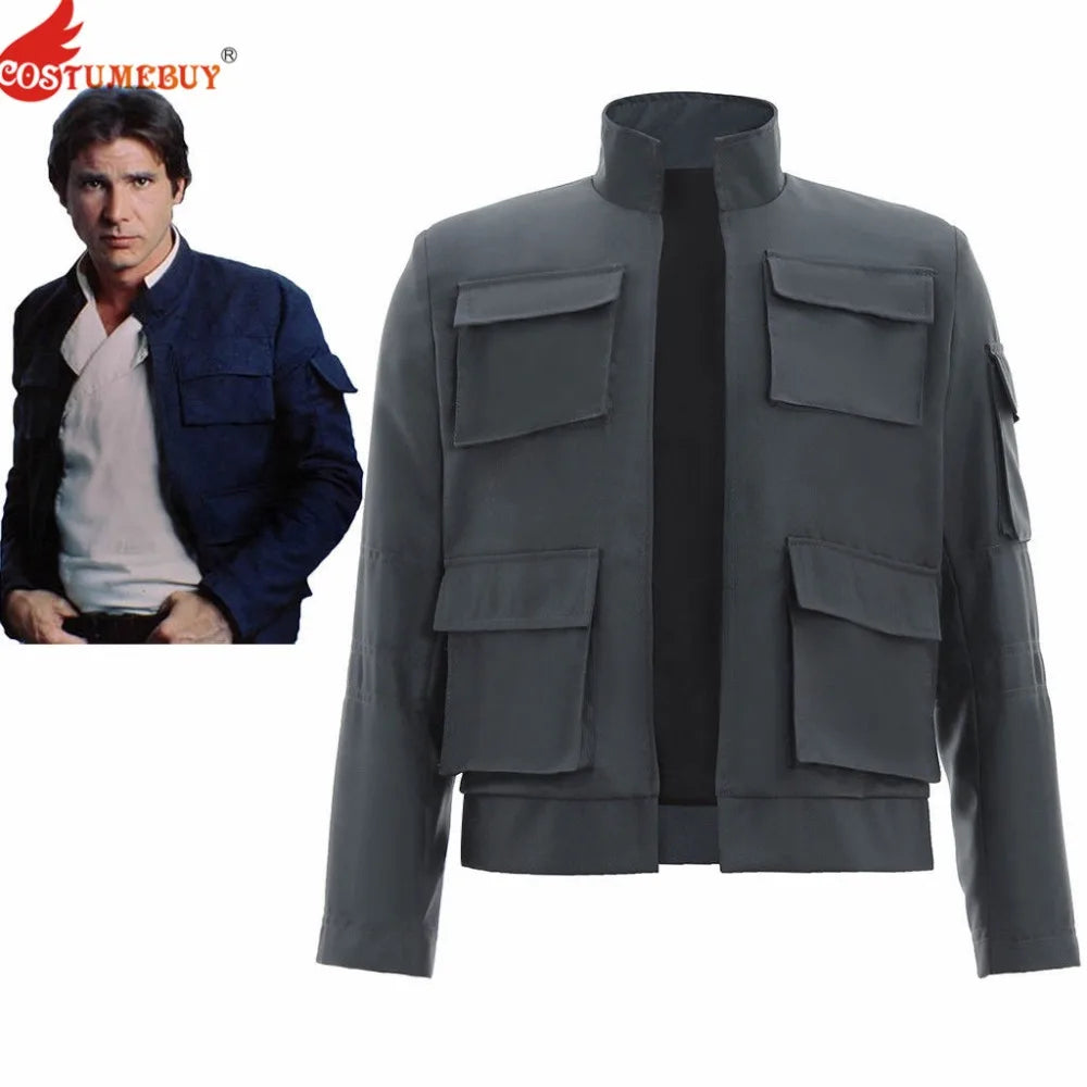 Empire Wars Captain Solo Cosplay Costume - Unisex Han Solo-Inspired Adult Long Sleeve Coat Jacket Top - Premium costume from Lizard Vigilante - Just $59.99! Shop now at Lizard Vigilante