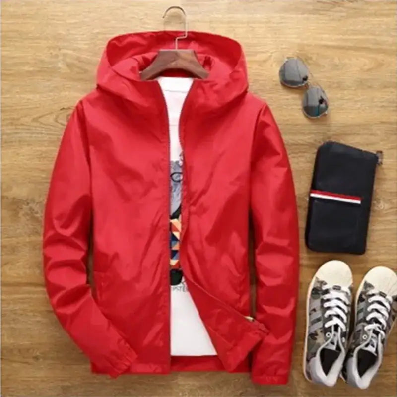2024 New Women‘s Jacket Outerwear Spring Autumn Hooded Casual Windbreaker Coat Summer Sunscreen Clothing Family Size 7XL A8