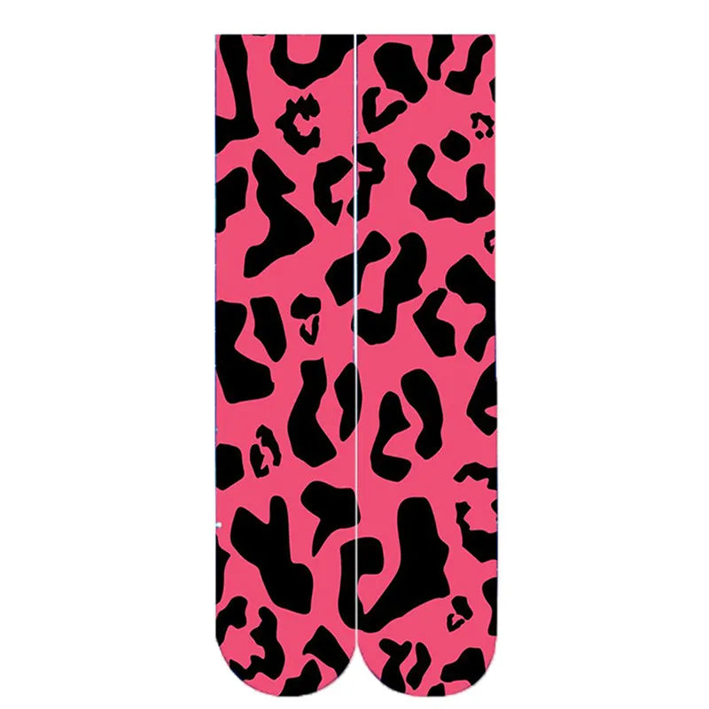 Leopard Snake Sexy Novelty Socks for Women – High Knee Fun & Fashion - Premium socks from Lizard Vigilante - Just $16.99! Shop now at Lizard Vigilante