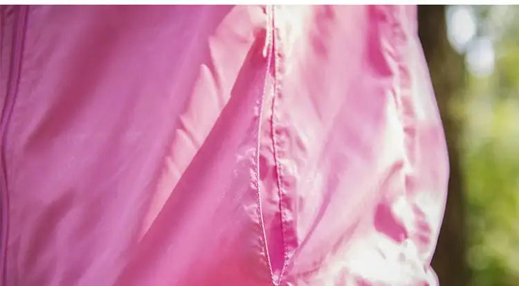 TRVLWEGO Outdoor Running Camping Hiking Bike Sport Jacket UV Proof Ultralight Waterproof Windbreaker Light Rain Proof Coat