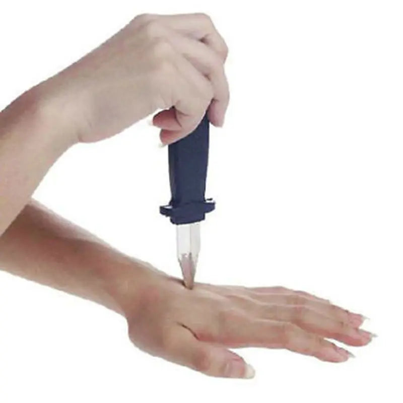 GWOLVES Retractable Trick Dagger Knife | Fun Joke Prank Toy | Fantasy & Sci-Fi Halloween Prop (16x2.5cm) - Premium toy from Lizard Vigilante - Just $15.99! Shop now at Lizard Vigilante