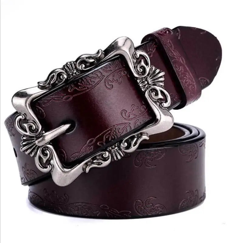 Bokadiao Women's Genuine Leather Belt - Punk Style Designer Belt - Premium belt from Lizard Vigilante - Just $38.99! Shop now at Lizard Vigilante