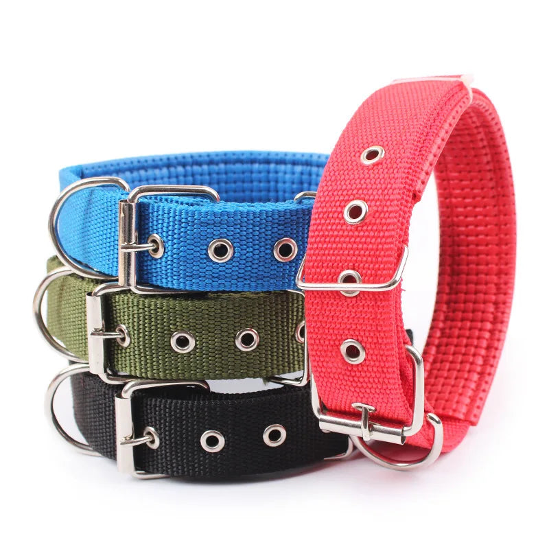 Durable Solid Nylon Dog Collar for Small, Medium, and Large Dogs – Breakaway Design - Premium dog collar from Lizard Vigilante - Just $12.99! Shop now at Lizard Vigilante