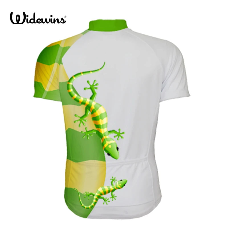 Green House Lizard Man Cycling Jersey Short Sleeve Jersey Bike Bicycle Clothing - Premium bicycle shirt from Lizard Vigilante - Just $23.99! Shop now at Lizard Vigilante