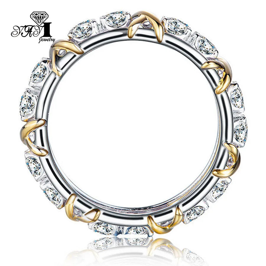 Luxury 3.2 CT Princess Cut White Moissanite Zircon, Elevated Gold & Silver Engagement, Wedding, and Party Gift - Premium ring from Lizard Vigilante - Just $99.99! Shop now at Lizard Vigilante