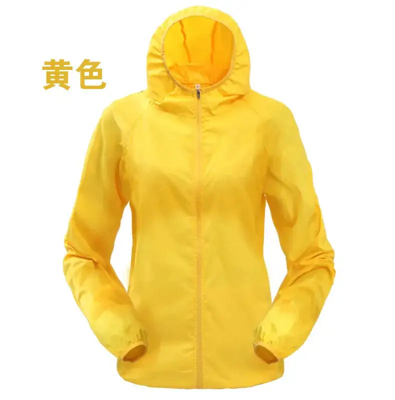 TRVLWEGO Outdoor Running Camping Hiking Bike Sport Jacket UV Proof Ultralight Waterproof Windbreaker Light Rain Proof Coat