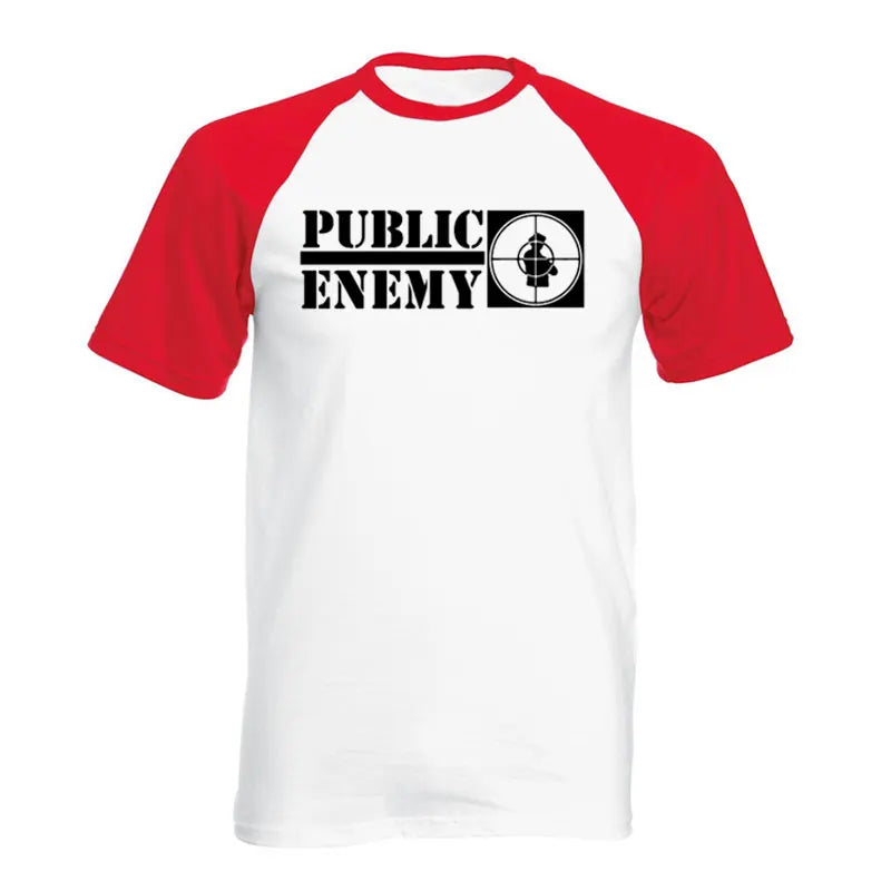 Public Enemy Rock HipHop Rap Music Men's T-Shirt T Shirt Men Short Sleeve O Neck Cotton Casual Top Tee Loose Size - Lizard Vigilante