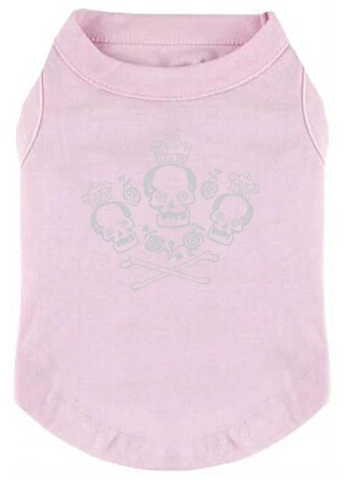 ROSE SKULL Printed T-Shirts Pet Puppy Shirts Tee Polyester Clothes Tank Tees Top for All Seasons - Lizard Vigilante