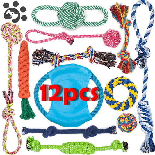 Dog Rope Toy Interactive Thing for Large Dog Rope Ball Chew Toys Teeth Cleaning Pet Plaything for Small Medium Dogs Pet Products TY0116 - Lizard Vigilante