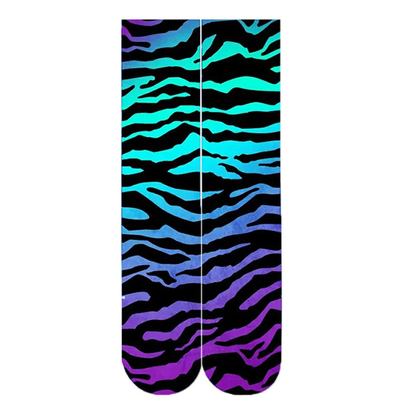 Leopard Snake Sexy Novelty Socks for Women – High Knee Fun & Fashion - Premium socks from Lizard Vigilante - Just $16.99! Shop now at Lizard Vigilante