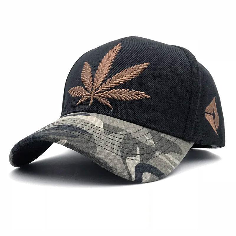 Weed Leaf 3D Embroidery Cap Weed Colors Men Women Brand Baseball Caps Pot Snapback Hats Street Dance Cap Adjustable Bone - Lizard Vigilante