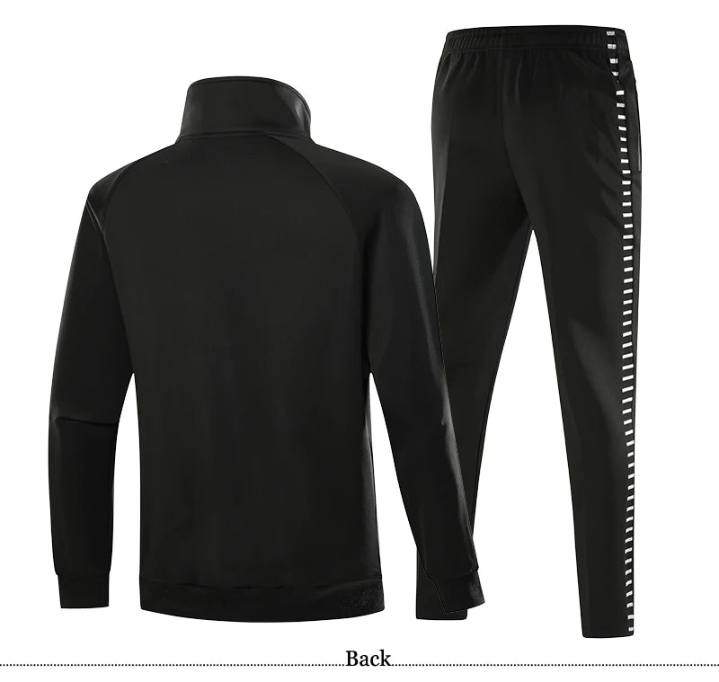 Winter Basketball Tracksuit Men Fashion Reflective Strip Hoodies+Pant Set Outdoor Gym Jogging SportSuit Running Sweatshirt Suits - Premium  from Lizard Vigilante - Just $87.99! Shop now at Lizard Vigilante