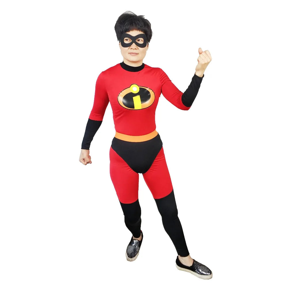 Elastigirl Helen Parr Ladies Halloween Costume Incredible 2 Jumpsuit Bodycon Costume Adult Woman Cosplay - Premium costume from Lizard Vigilante - Just $51.99! Shop now at Lizard Vigilante