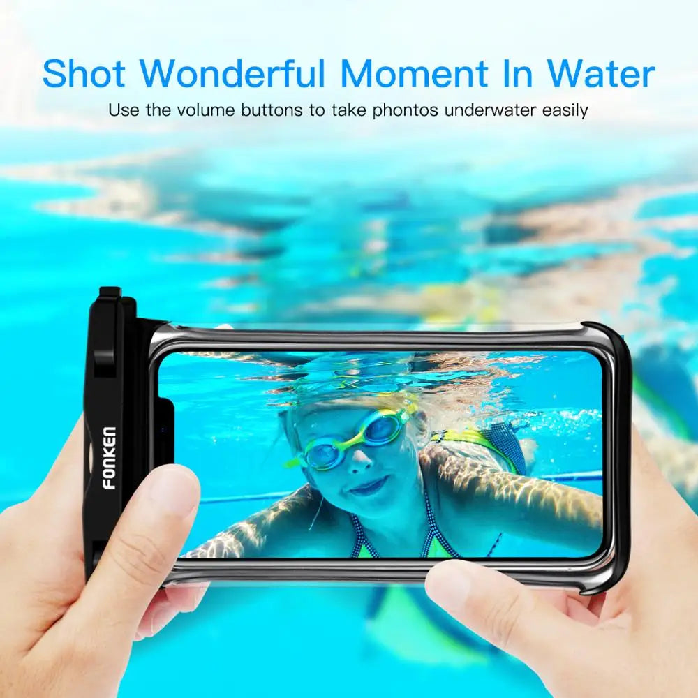 Full View Waterproof Phone Case – Rock the Waves, Keep Your Gear Dry | Snow, Rain, Underwater Survival | Ultimate Waterproof Mobile Pouch for Adventurers - Premium phone case from dsers - Just $17.77! Shop now at Lizard Vigilante